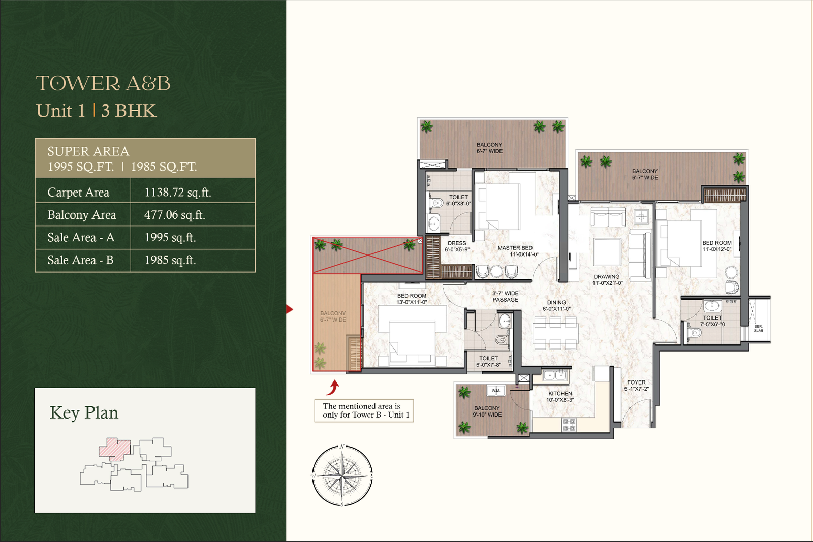 Unit 1 Floor Plan